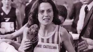 Carmen Valero, durante una carrera.