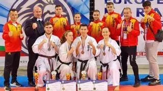 La Ribera capitaliza las medallas de la Selección Española en el Europeo de karate