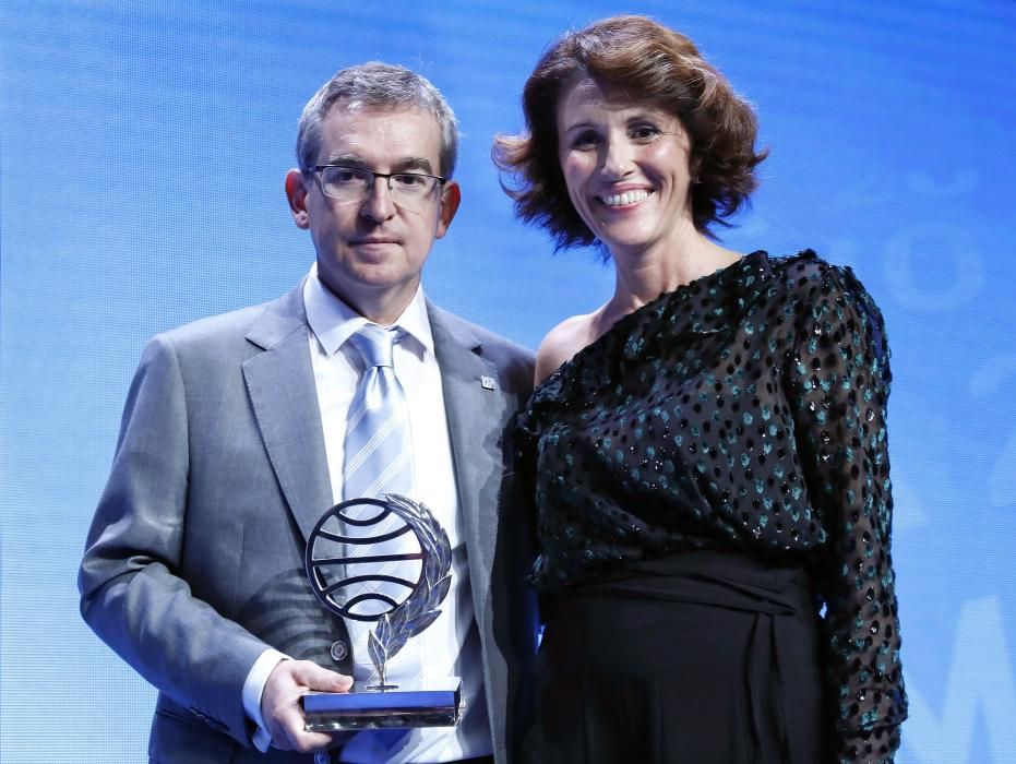 Entrega del Premio Planeta 2018, celebrada anoche en Barcelona.