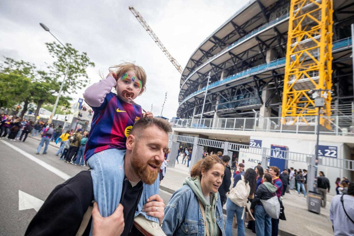 Así está el Camp Nou antes del decisivo partido del Barça femenino contra el Bayern