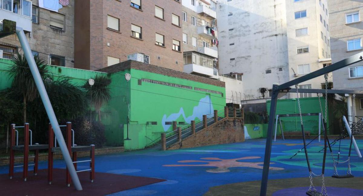 Una zona reseñada, junto a las escaleras de Maruja Mallo. |  A.V.
