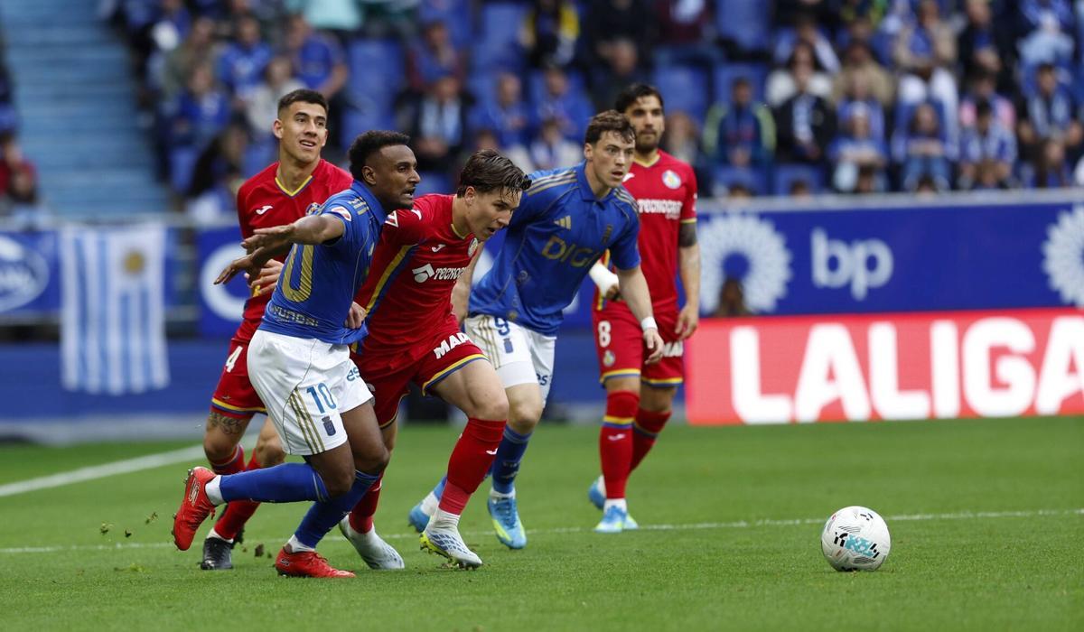 EN IMÁGENES: El Real Oviedo recibe al Getafe en el Tartiere
