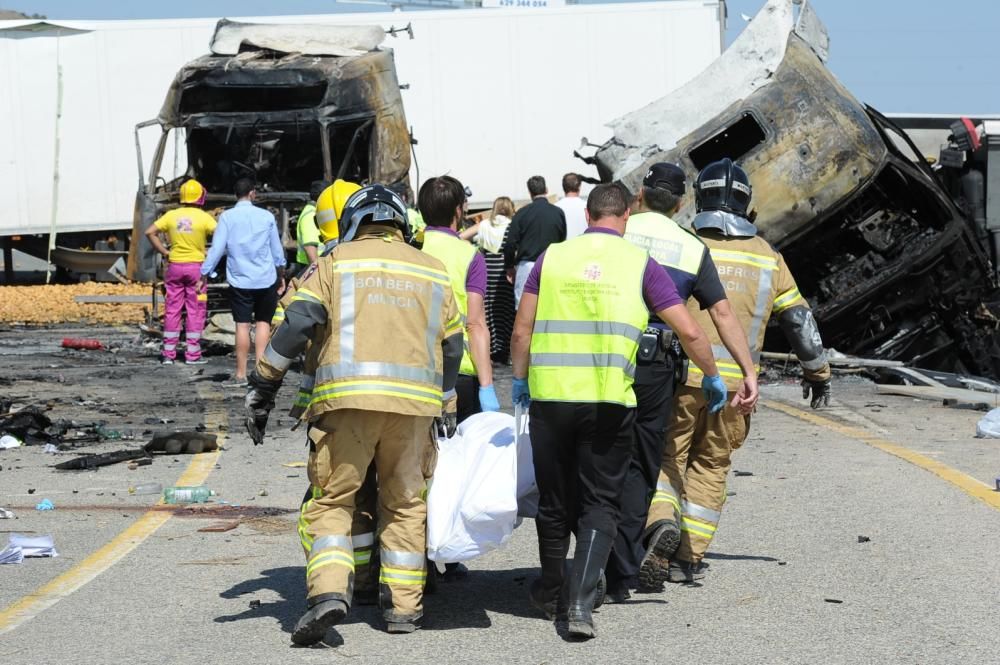 Las imágenes del accidente