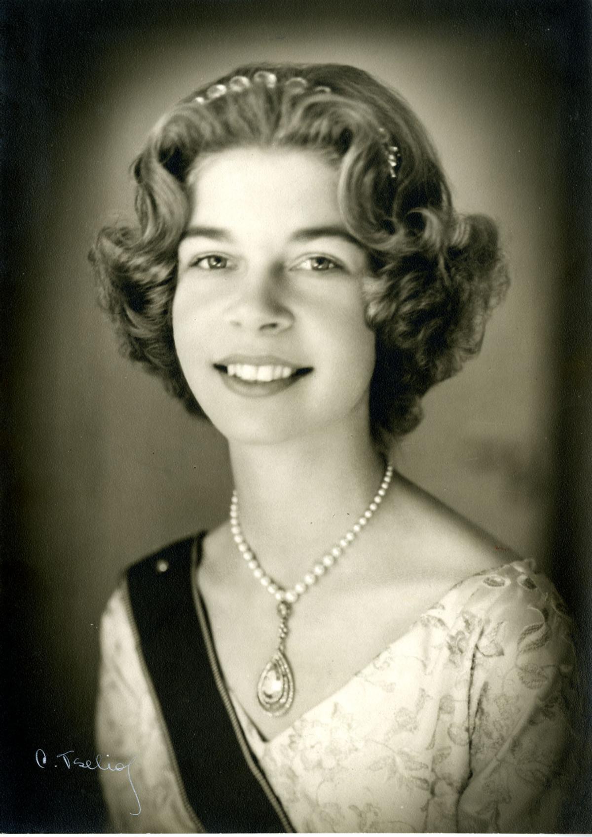 Irene de Grecia en su juventud.