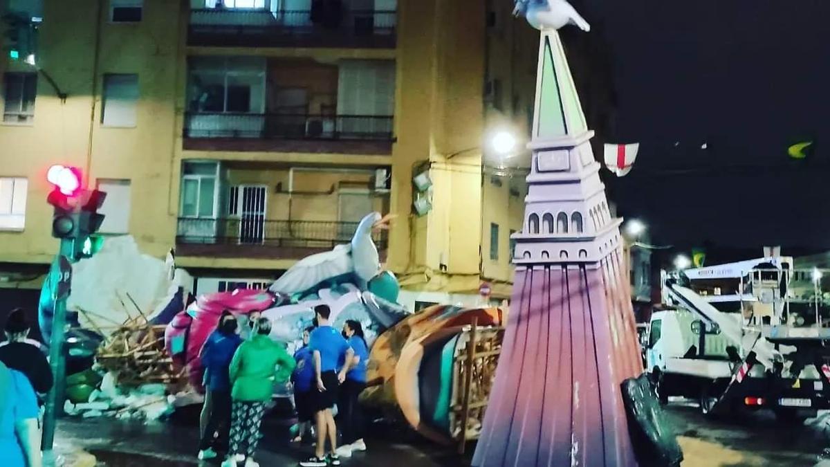 Desplome de la falla el Charco de Catarroja.