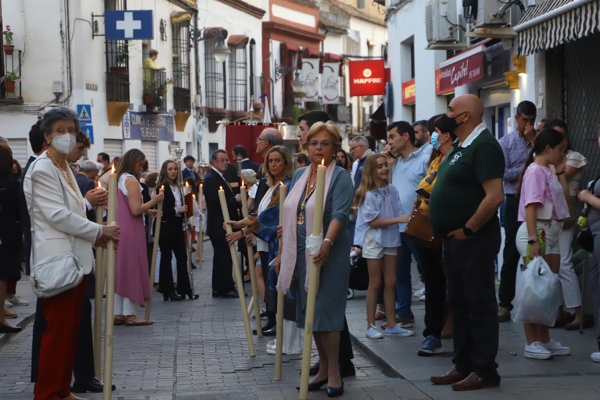 San Rafael procesiona por las calles de Córdoba