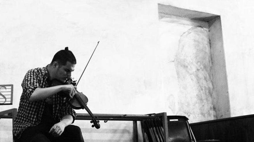 El violinista portugués Gil Dionísio.  // Miguel Fascinado