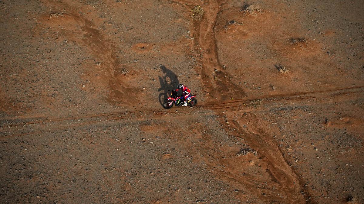Tosha Schareina , en acción con su Honda