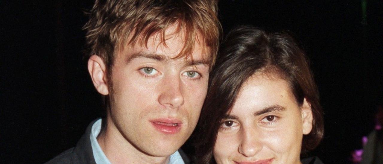 Damon Albarn y Justine Frischmann, de parranda, tras el estreno de Trainspotting’ en Cannes.