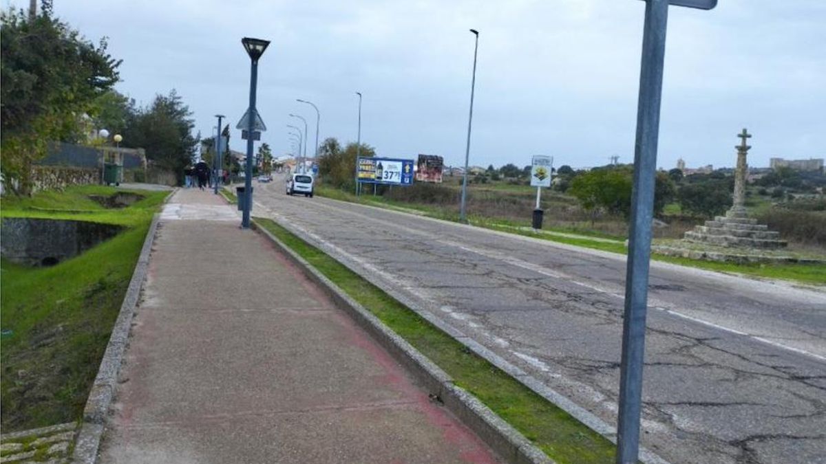 Una de las zonas incluidas en el proyecto de mejoras de acerado y accesibilidad.