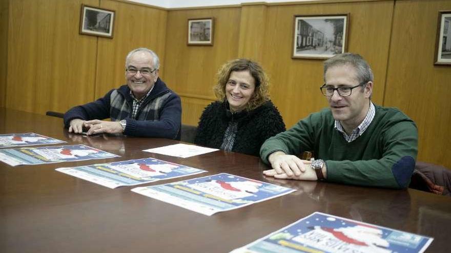 José Manuel Vázquez, Lourdes Tejedor e Ismael Pena, ayer. // Bernabé/Cris M.V.