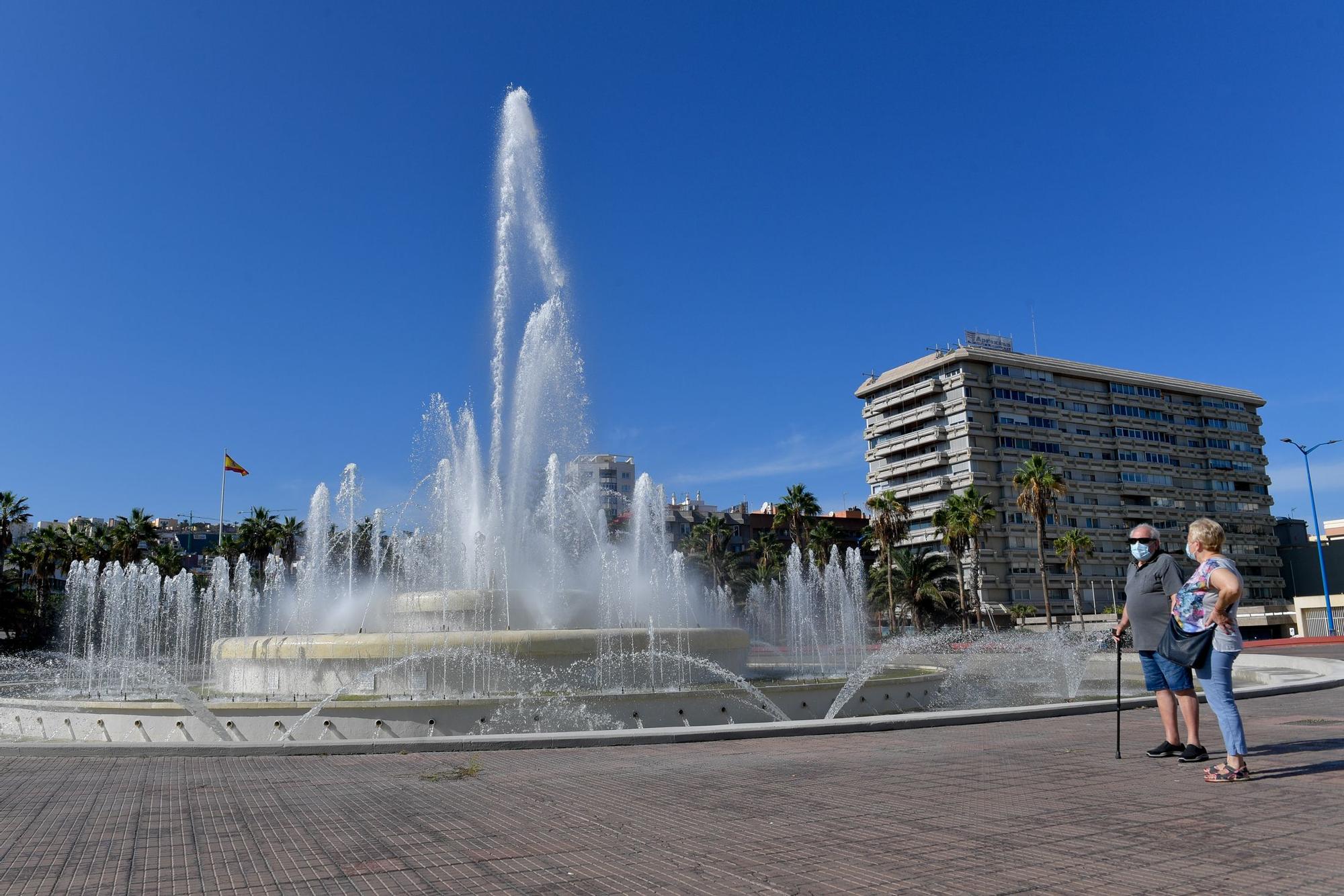 La Fuente Luminosa vuelve a funcionar