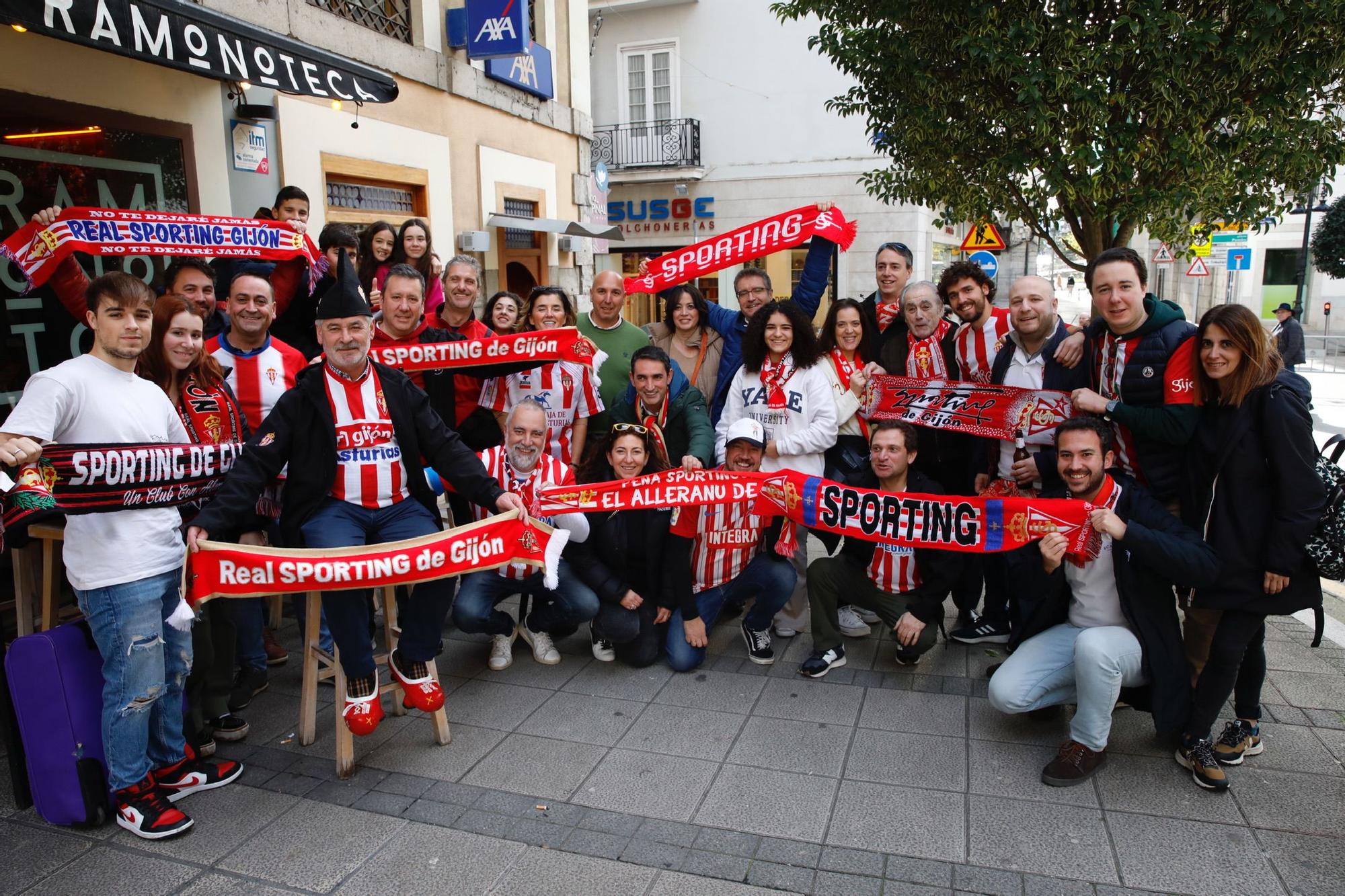 La Mareona del Sporting inunda el centro de Santander