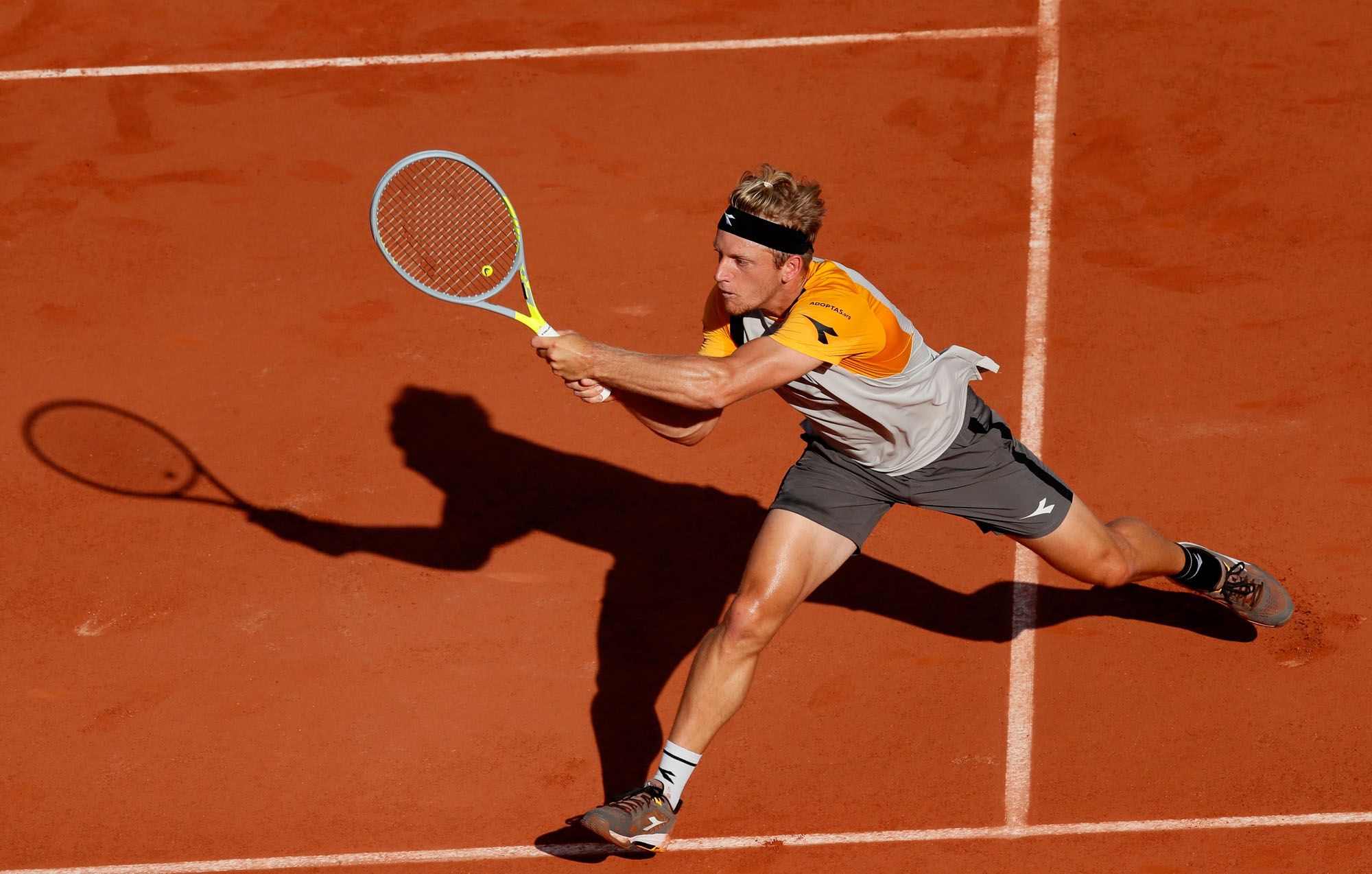 Las imágenes de los octavos de final de Roland Garros entre Alejandro Davidovich y Federico Delbonis