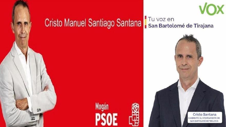 Renuncia el candidato del PSOE que fue en las listas de Vox en 2019
