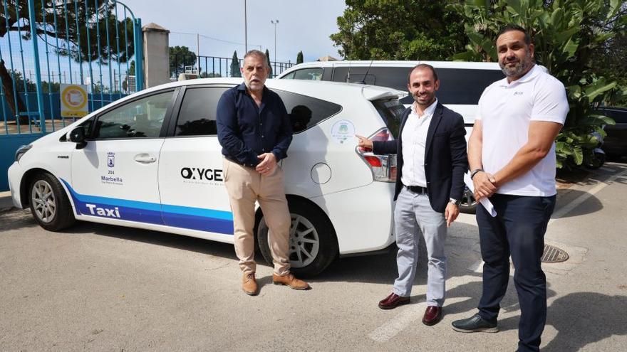 Los taxis de Marbella prueban un sistema de purificación del aire