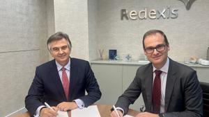 Pedro Marín, director general Inerco y Fidel López Soria, CEO Redexis.