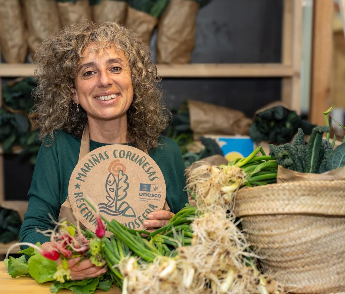 Teresa Palacio, integrante de Os Biosbardos