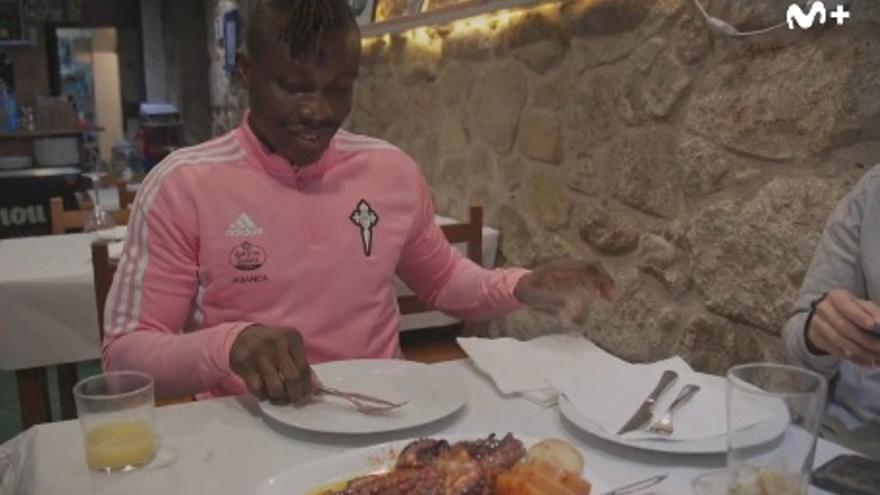 El homenaje gastronómico del céltico Aidoo antes de ir al Mundial con Ghana: &quot;Pulpo, siempre&quot;