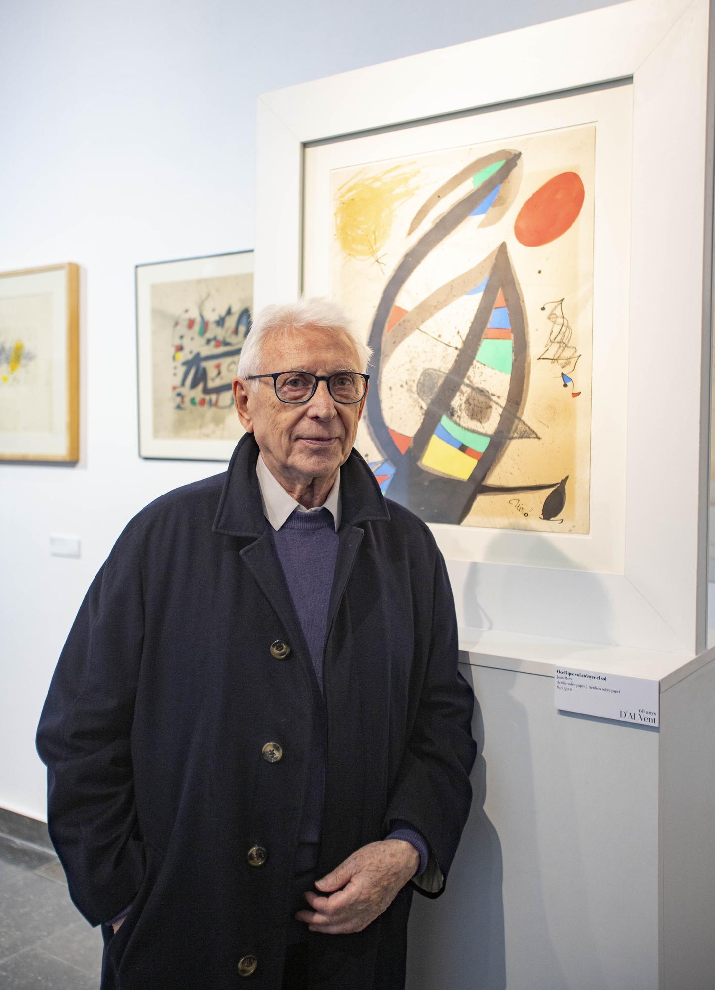 Xàtiva acoge la exposición con las obras de Miró, Tàpies o Armengol donadas por Raimon