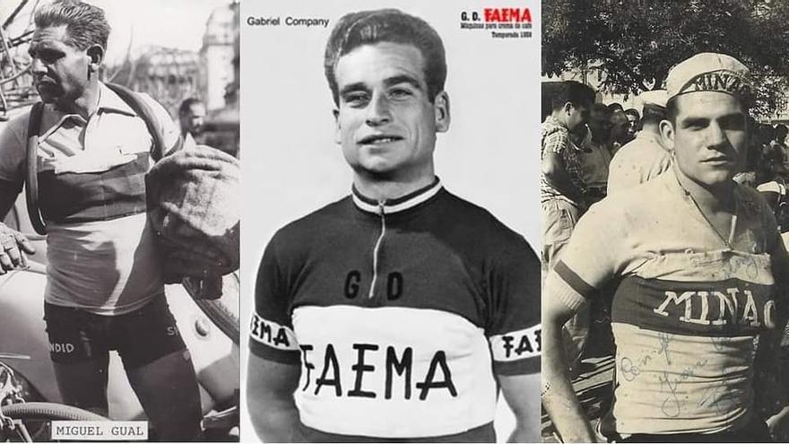 Gual, Company y Karmany, los tres ciclistas de Sant Joan