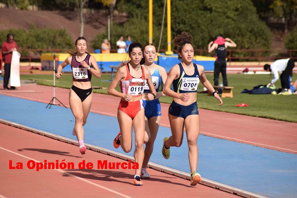 Regional absoluto y sub-23 de atletismo en Lorca (I)