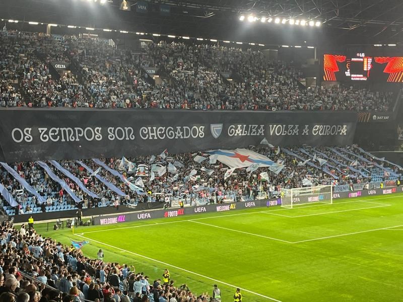 Las imágenes del Celta-PAOK