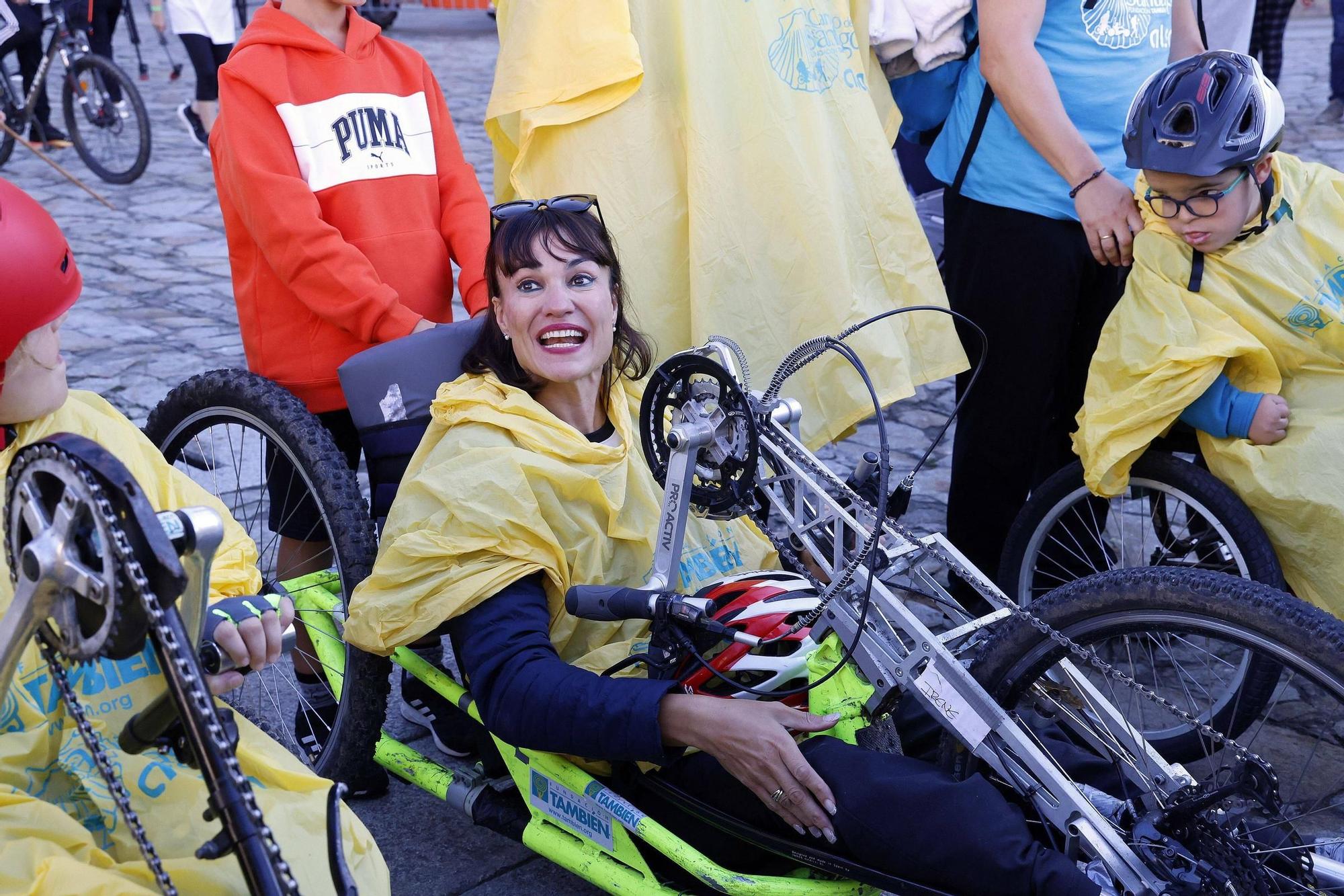 Vicente del Bosque e Irene Villa, en Santiago con el Camino de Valores por la inclusión