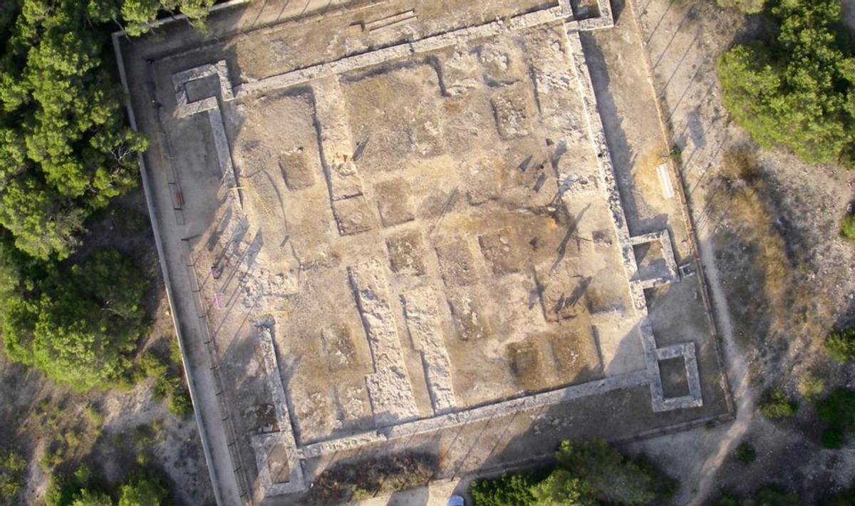 El ‘castellum’ romano de Formentera nunca acabó 		de construirse
