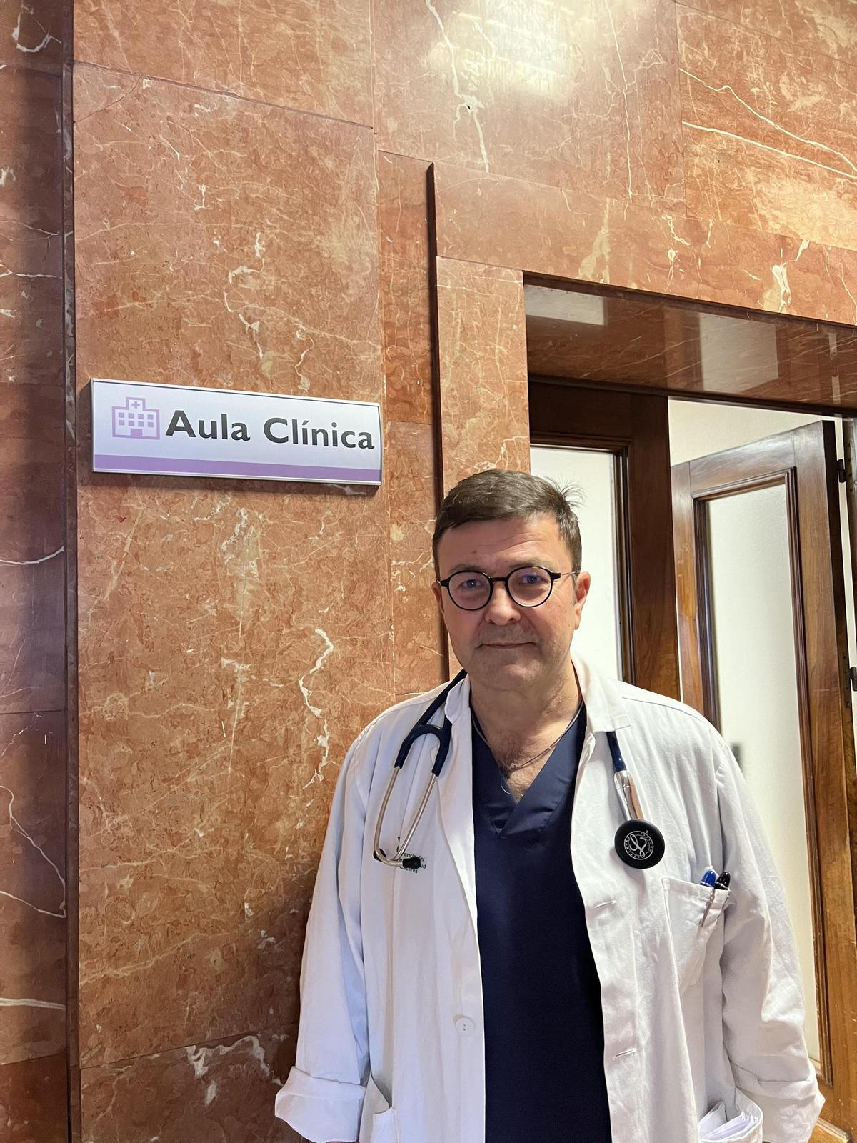 Jaime Corral Peñafiel, jefe del Servicio de Neumologia del Hospital San Pedro de Alcántara de Cáceres