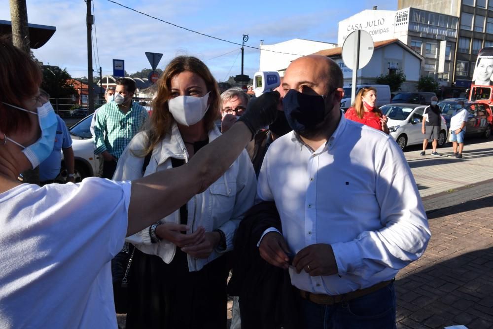 Mitin de Gonzalo Caballero en O Burgo