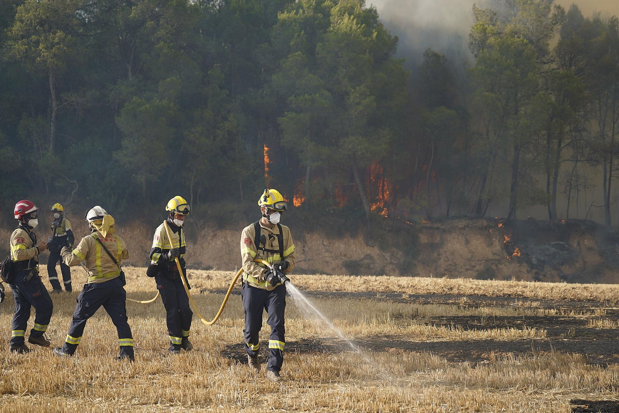 Les imatges de l'incendi de Ventalló i Vilopriu