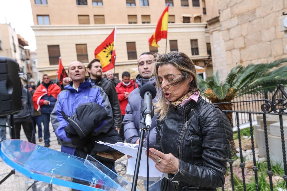 La Falange, en la manifestación en Callosa