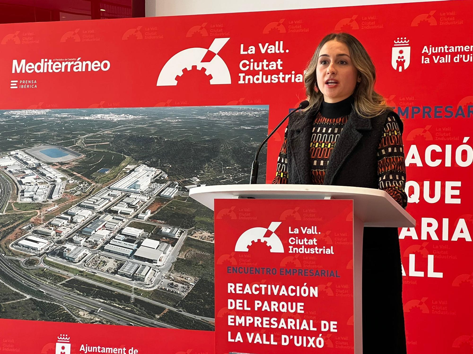 Intervención de la alcaldesa de la Vall d&#039;Uixó, Tania Baños.