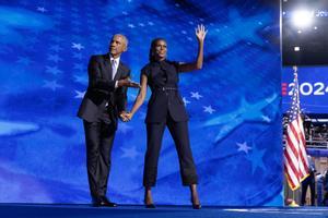 Los Obama, padrinos de Kamala Harris