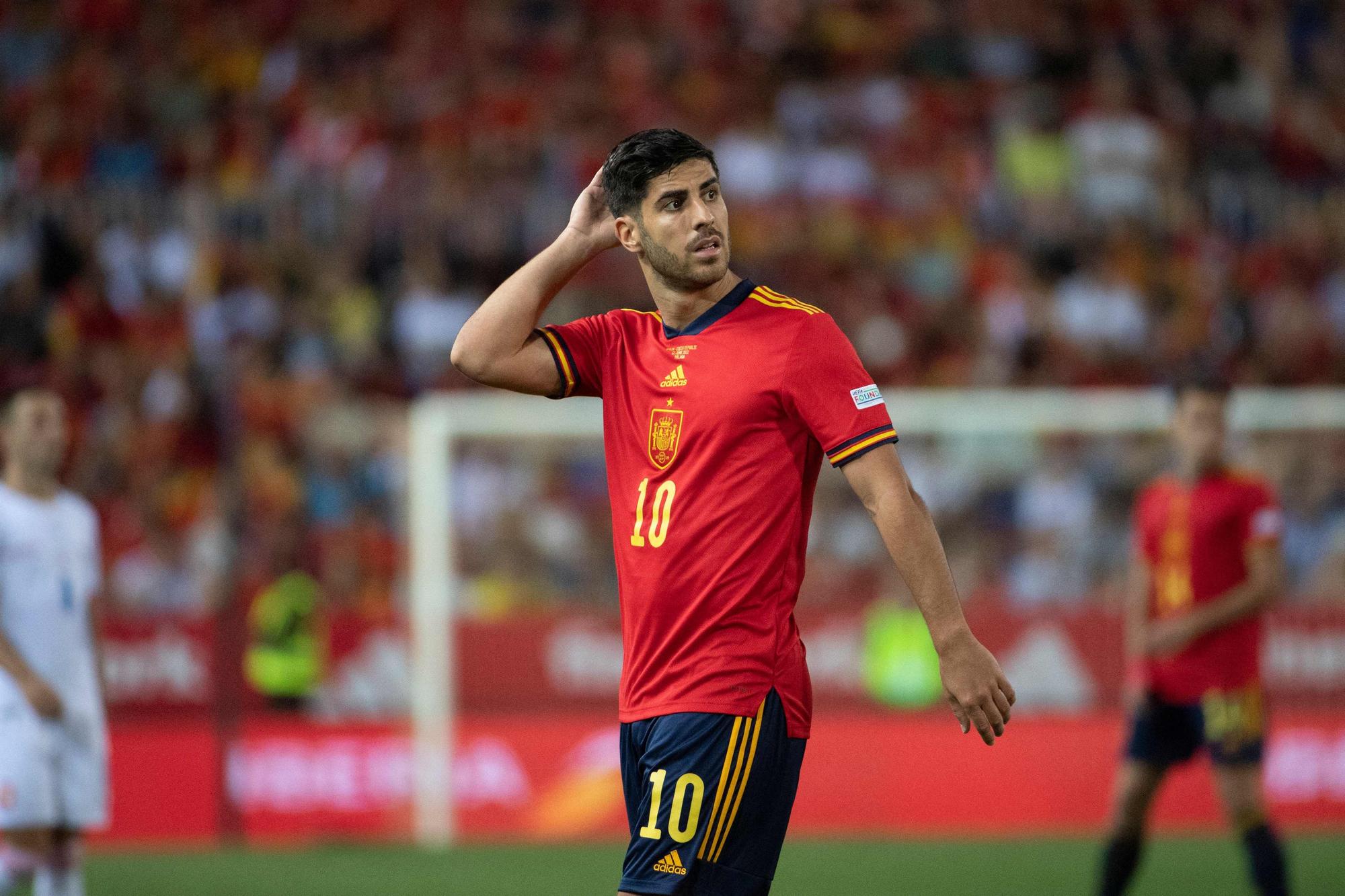 Marco Asensio, en el partido de la Selección ante la República Checa.