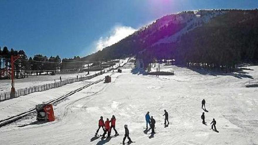 Imatge de les pistes del Port del Comte, aquestes festes