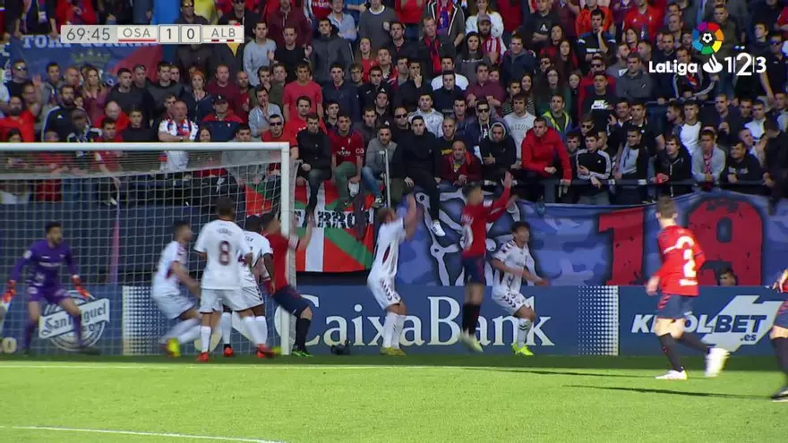 LaLiga 123: Els gols de l'Osasuna - Albacete (2-0)