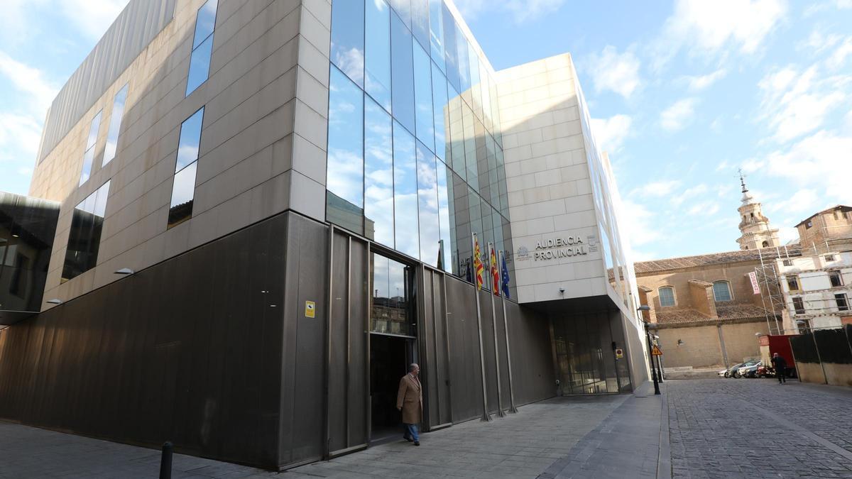 Imagen de archivo de la sede de la Audiencia Provincial de Zaragoza.