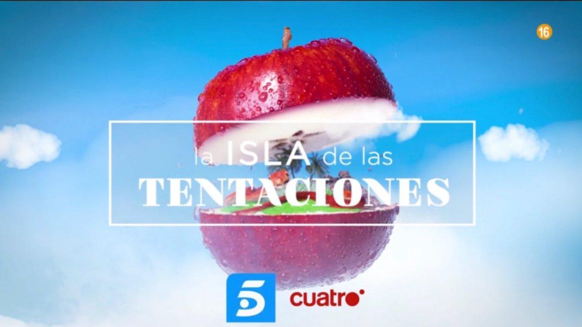 Spot de 'La isla de las tentaciones' con los logos de Cuatro y Telecinco