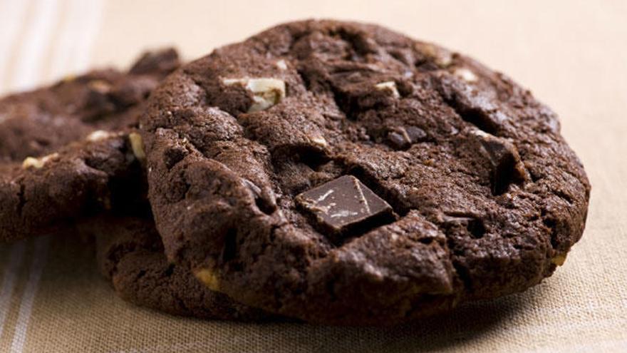 Unas ricas galletas de chocolate.