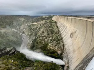 La efímera «bravura» del Tormes en los Arribes zamoranos