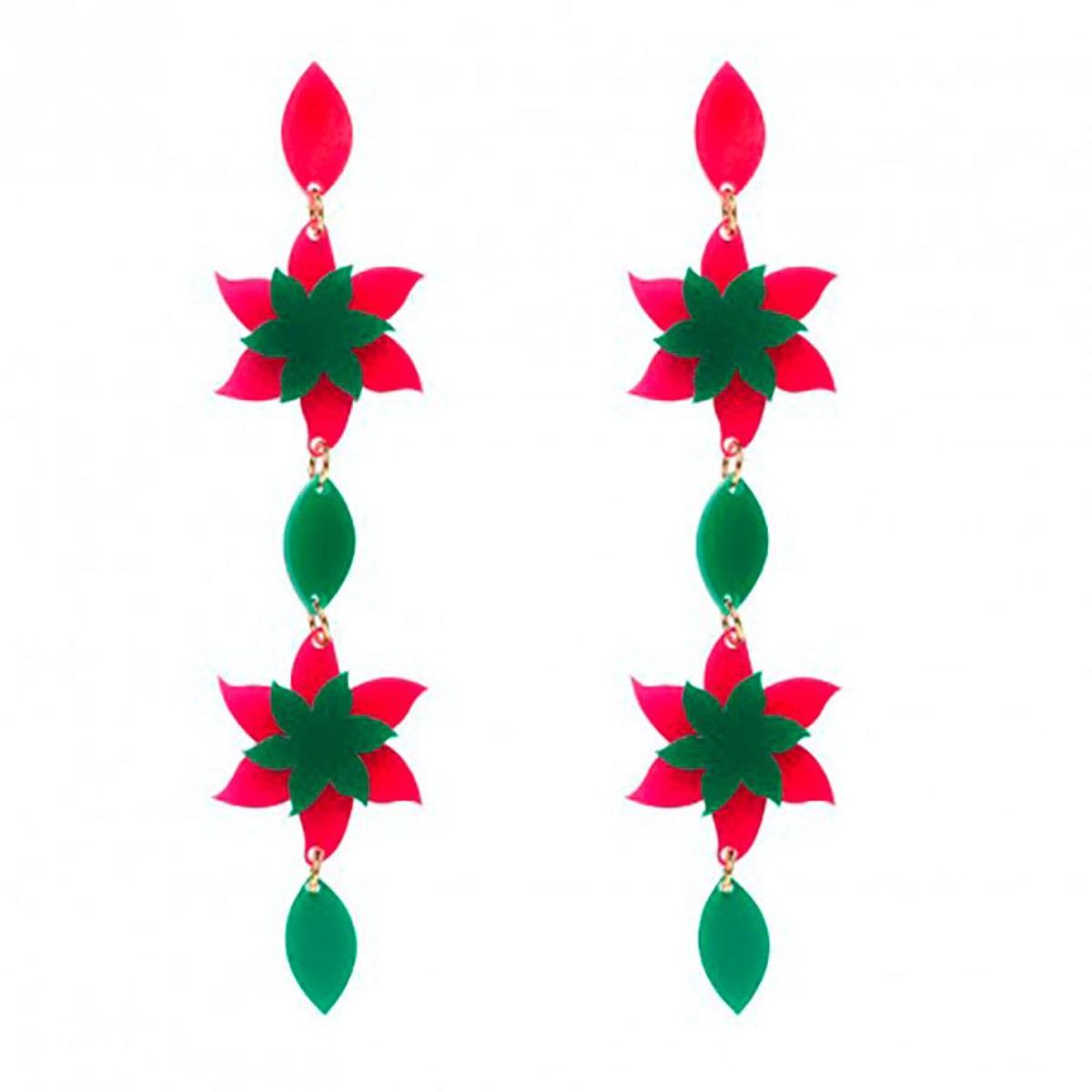 Long earrings: perfectos para Navidad