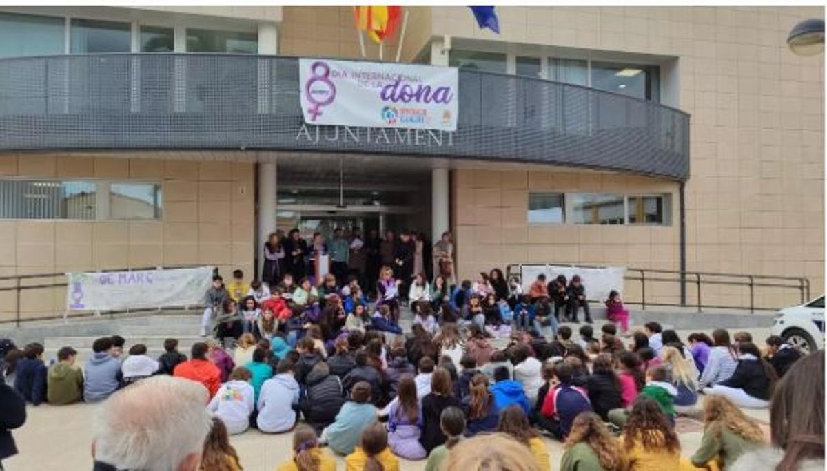 Acto del 8M en Canet, en una imagen de archivo.