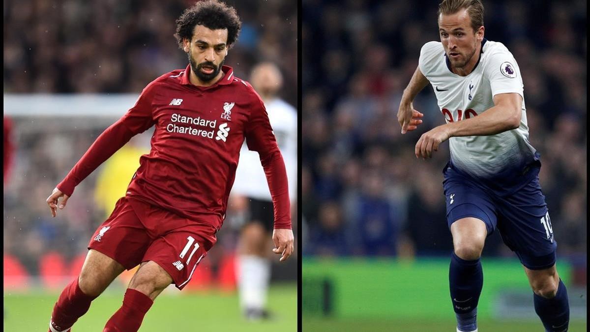 Mohamed Salah y Harry Kane