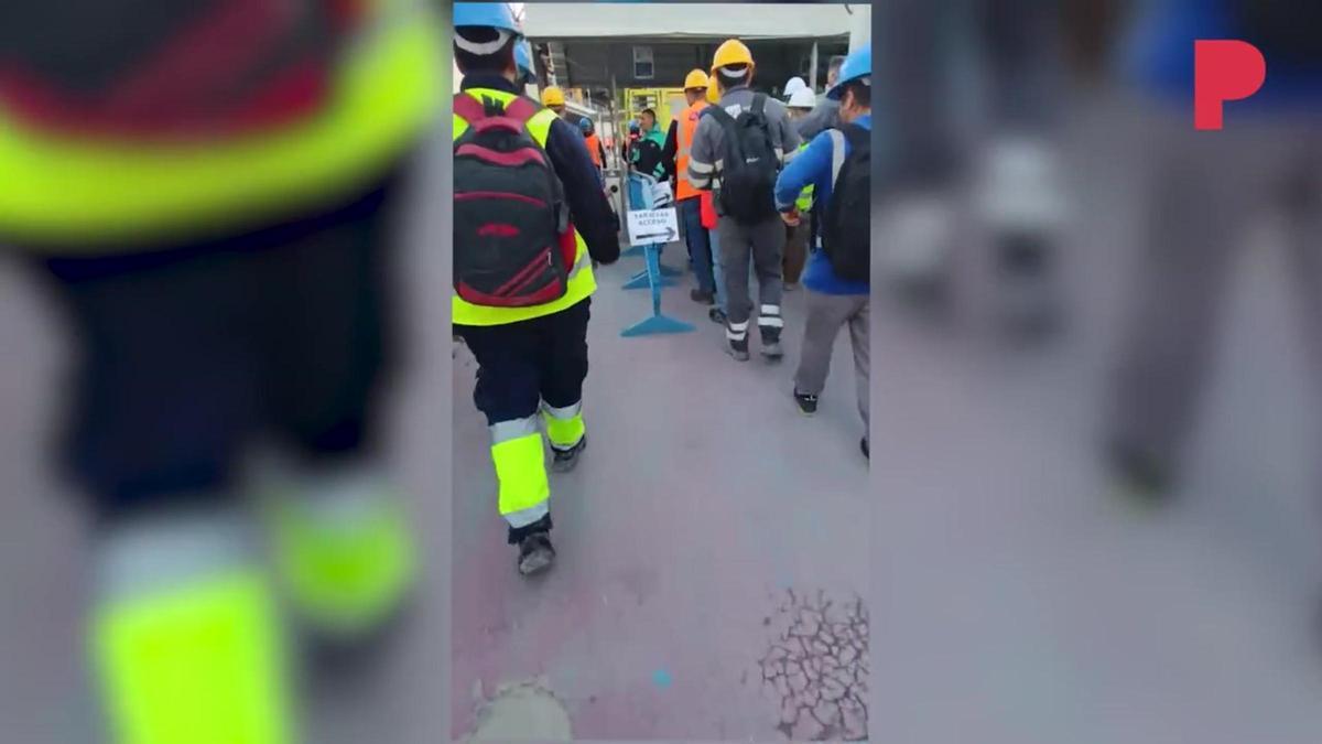 Trabajadores del Camp Nou falsean el sistema de fichaje para acceder a las obras
