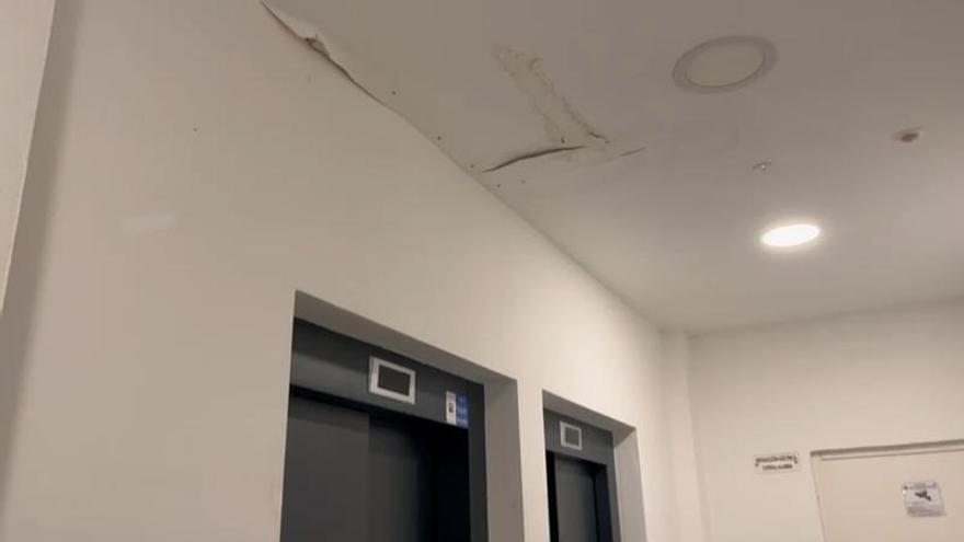 Humedades en edificio de viviendas de Tamaraceite