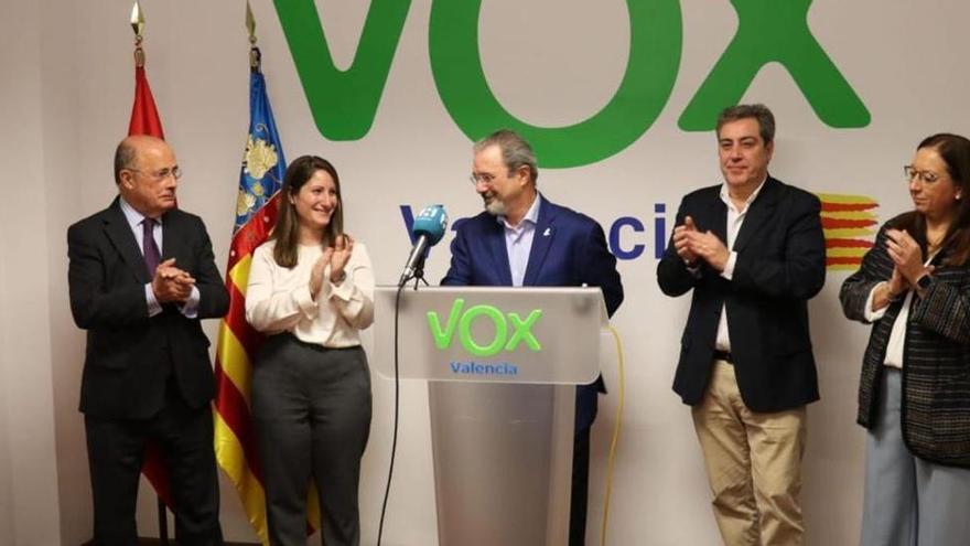 Olona carga contra el candidato de Vox a la Generalitat: &quot;Un condenado por violencia machista no representa la ejemplaridad pública&quot;