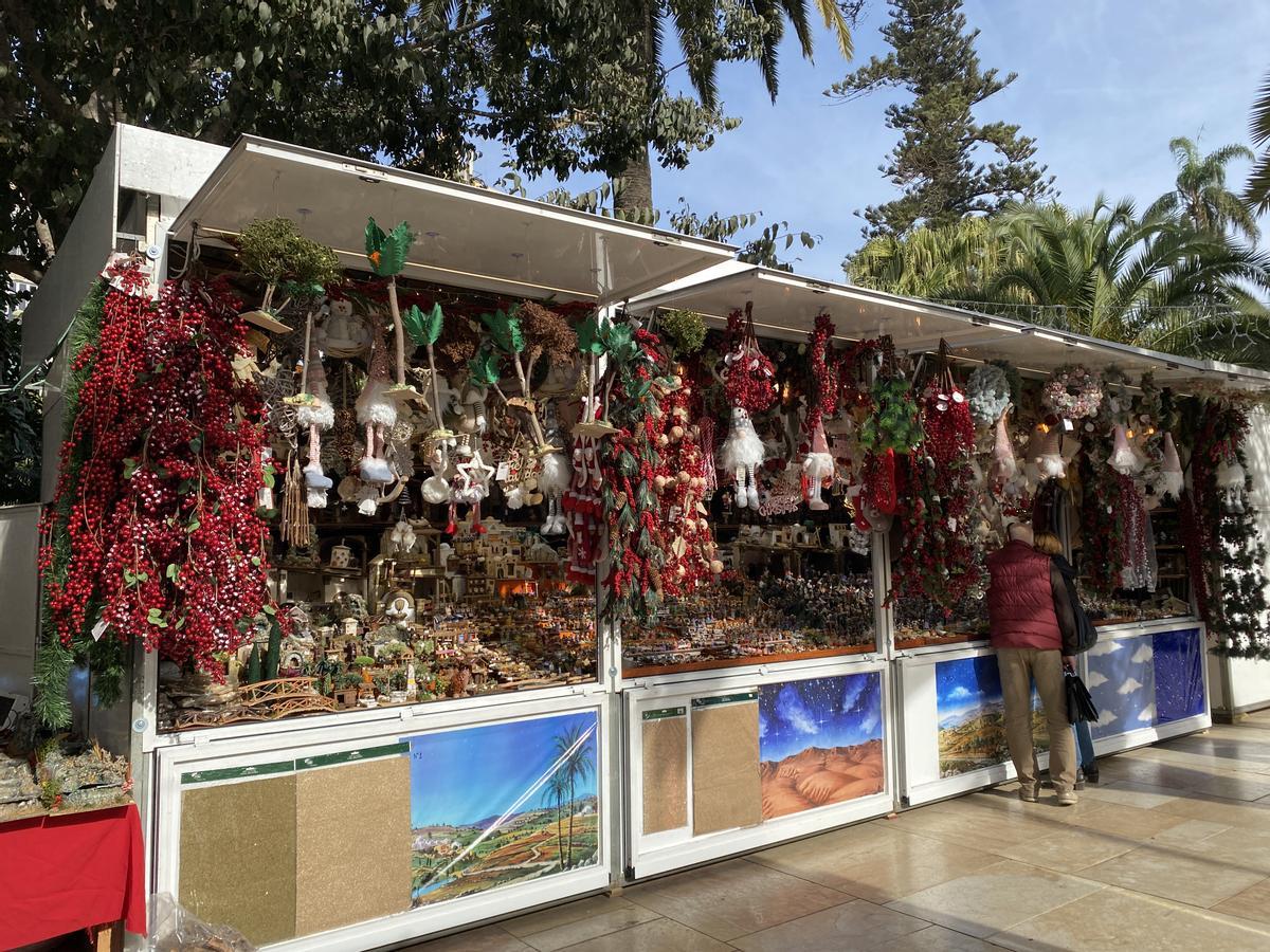 Los puestos del Paseo del Parque estarán abiertos hasta el 7 de enero.