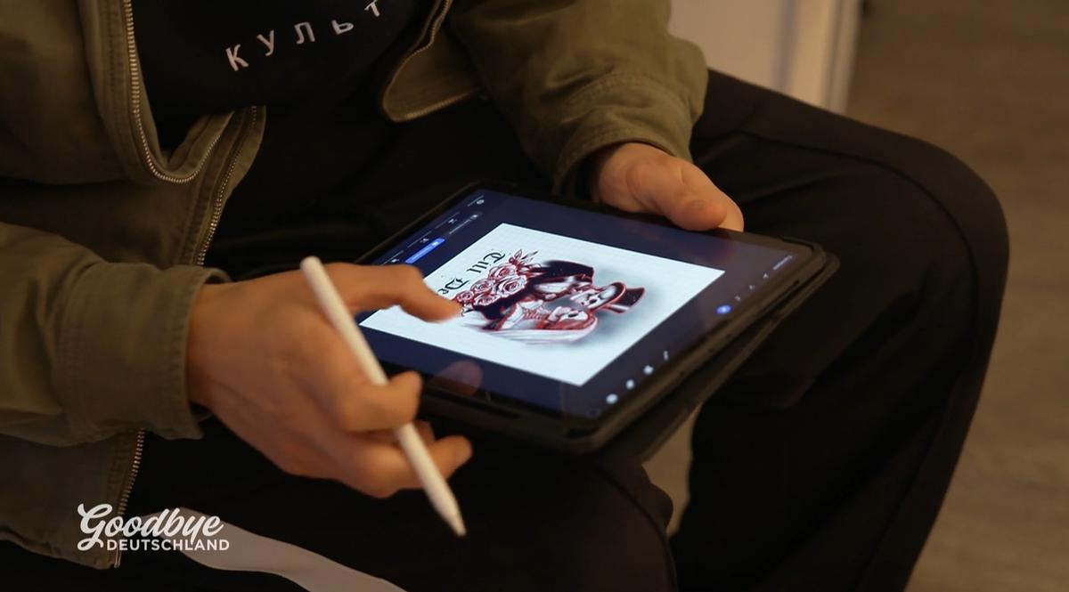 Das Motiv, das sich Andreas Robens auf Schienbein tätowieren lassen will.